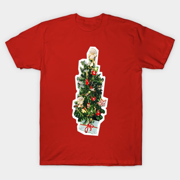 Christmas tree T-Shirt by ellaine13